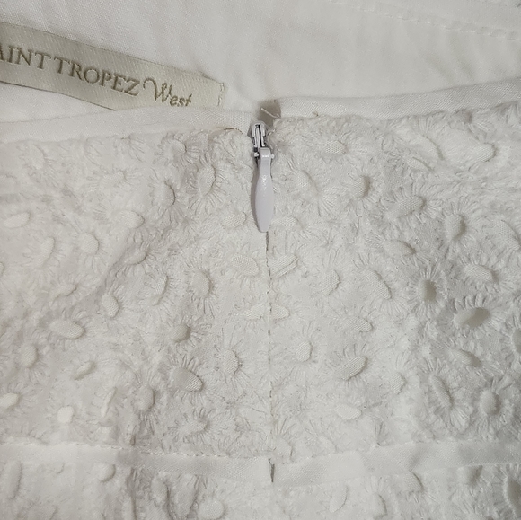 EUC San tropez west cotton eyelet lace skirt - Picture 5 of 5